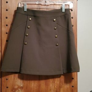 Green thick skirt great for fall